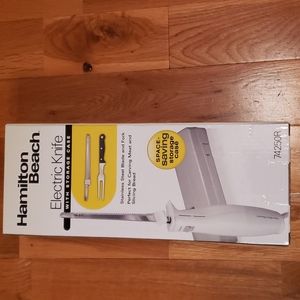 Electric knife-with storage case and Cooking fork